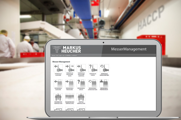 MesserManagement-System des Fachhändlers Markus Heucher für Schlachthöfe, Zerlegebetriebe, Metzgerei MesserManagement-System des Fachhändlers Markus Heucher für Schlachthöfe, Zerlegebetriebe, Metzgerei