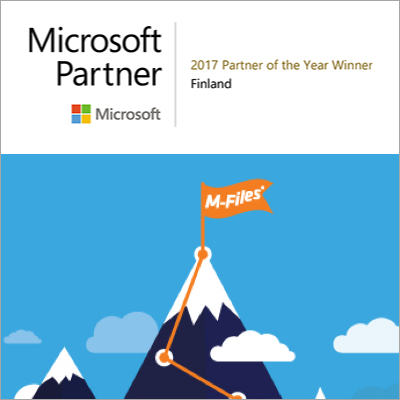 M-Files ist Partner-of-the-Year von Microsoft M-Files ist Partner-of-the-Year von Microsoft
