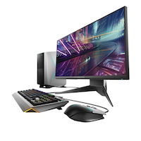 Alienware Desktop mit Peripherie (Bild: Dell)