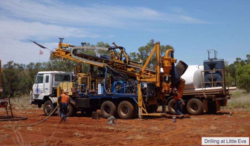 Drilling at Little Eva Drilling at Little Eva