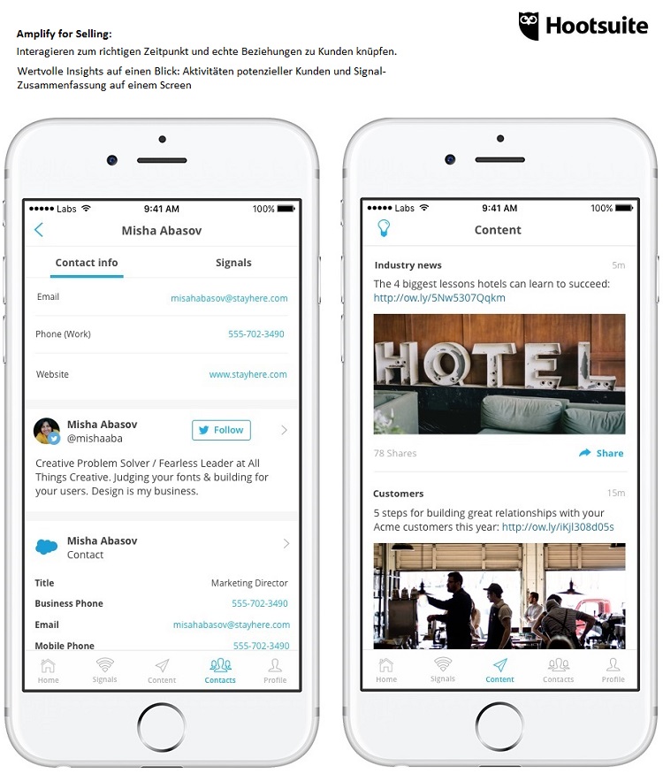 Hootsuite: Amplify for Social Selling Hootsuite: Amplify for Social Selling