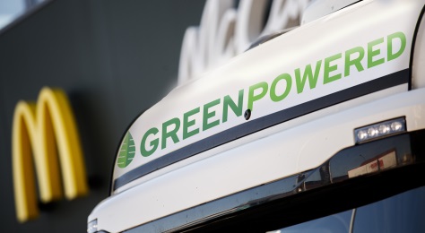 Die CO2-Emissionen der Lkw und Lösungen der neuen Generation Scania, die bei Lieferungen von HAVI an