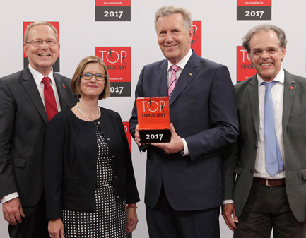 Top Consultant: Machwürth Team (MTI) erhält erneut von Christian Wulff das Gütesiegel Top Consultant: Machwürth Team (MTI) erhält erneut von Christian Wulff das Gütesiegel