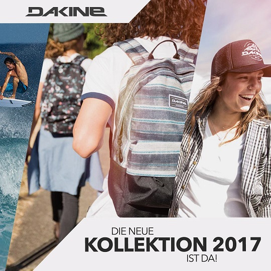 Die brandneue Dakine Rucksack- und Reisekollektion ist ab sofort online verfügbar!