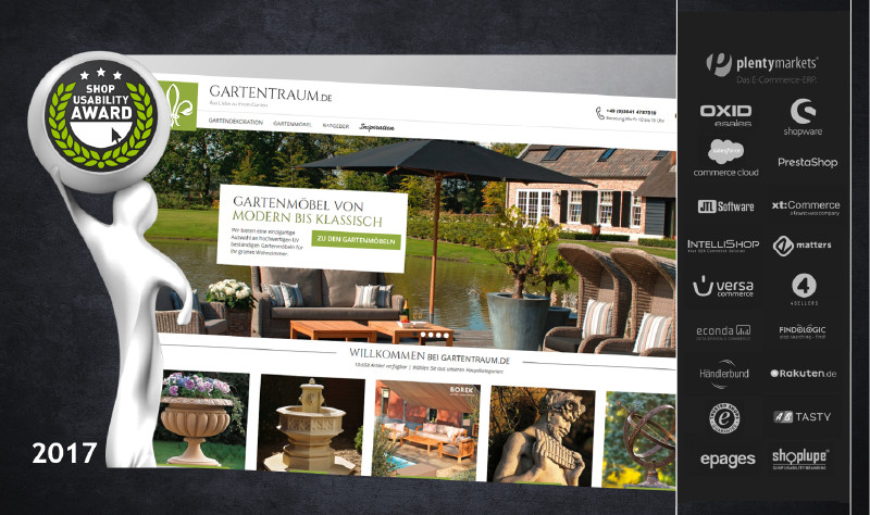 Online-Shop Gartentraum.de erhielt „Shop Usability Award“