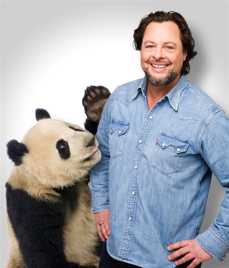 Jochen Trus mit Panda Jochen Trus mit Panda