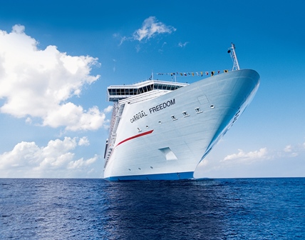 Auch auf der Carnival Freedom reisen die dritte und vierte Person zu Sonderkondi Auch auf der Carnival Freedom reisen die dritte und vierte Person zu Sonderkondi