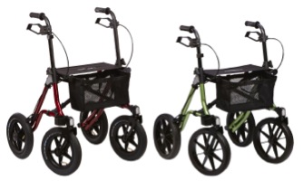 Das Outdoor-Modell TAiMA XC ist wahlweise mit Luft- oder vollgummierten PU-Reifen erhältlich. Das Outdoor-Modell TAiMA XC ist wahlweise mit Luft- oder vollgummierten PU-Reifen erhältlich.