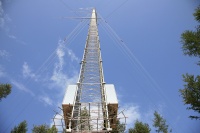 Deutschlands höchster Windmessmast steht vor den Toren Regensburgs