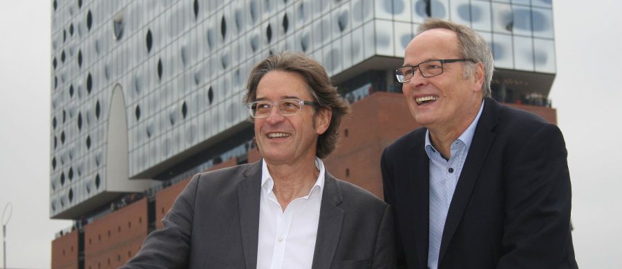 Die beiden Firmengründer Michael Hocks und Wilhelm Veenhuis Die beiden Firmengründer Michael Hocks und Wilhelm Veenhuis