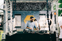 Mit Workouts und cooler Musik wurde der Launch der App gebührend gefeiert