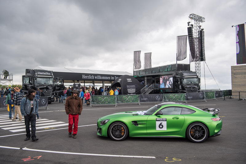 dlp motive unterstützte Mercedes-Benz Trucks auf dem 32. ADAC Truck Grand Prix (Foto: Daimler AG, fr
