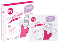 (FOTO: Beauty and More BaM GmbH) Die neue Hot Eyes Steam Augenmaske macht müde Augen munter.