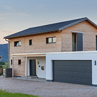 Baufritz Ökohaus Schneider mit durchgängigem Designkonzept Baufritz Ökohaus Schneider mit durchgängigem Designkonzept