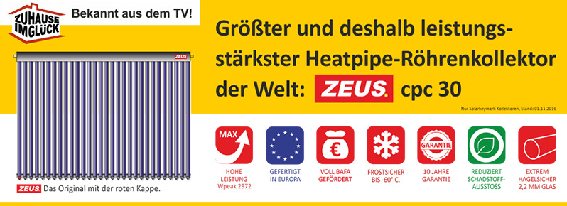 Zeus Röhrenkollektor