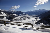 Verschneiter Ausblick vom Hotel DAS GERSTL Verschneiter Ausblick vom Hotel DAS GERSTL