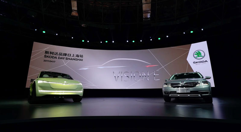 ŠKODA VISION E im Rahmen des ŠKODA DAY SHANGHAI (Foto: ŠKODA) ŠKODA VISION E im Rahmen des ŠKODA DAY SHANGHAI (Foto: ŠKODA)