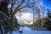 Ausblick im Winter (Hotel Donauschlinge) Ausblick im Winter (Hotel Donauschlinge)