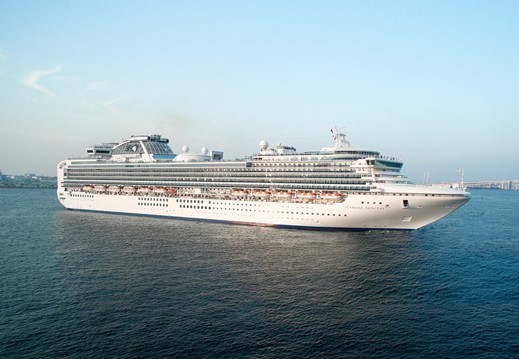 Die Diamond Princess kreuzt 2018/19 vorwiegend in asiatischen Gewässern Die Diamond Princess kreuzt 2018/19 vorwiegend in asiatischen Gewässern