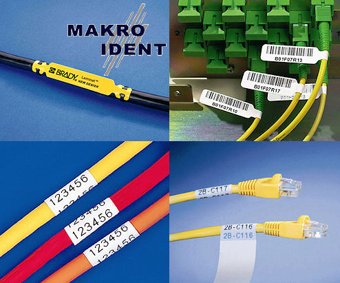 Hochwertige Kabel- und Leitungskennzeichnung von MAKRO IDENT Hochwertige Kabel- und Leitungskennzeichnung von MAKRO IDENT
