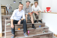 Die Tinkertoys-Gründer v.l.n.r.: Marko Jakob, Sebastian Schröder, Sebastian Friedrich