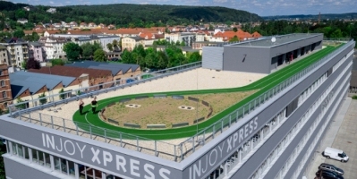 250-Meter-Laufstrecke ist spektakuläres Highlight auf dem 250-Meter-Laufstrecke ist spektakuläres Highlight auf dem