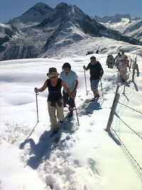 Wandern im Schnee