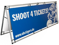 Werbebande von Easydisplay Werbebande von Easydisplay