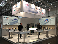 Messestand auf der Compamed Messestand auf der Compamed