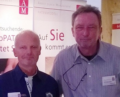 Erfolgreiche Koordinatoren bei der Ehrenamtsmesse in Frankfurt: Stefan Martin (li.), Hermann Huber. Erfolgreiche Koordinatoren bei der Ehrenamtsmesse in Frankfurt: Stefan Martin (li.), Hermann Huber.