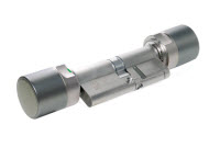 Der e-Zylinder IF-181 wertet die Zutrittsberechtigungen aus. Bild: Interflex Datensystem Der e-Zylinder IF-181 wertet die Zutrittsberechtigungen aus. Bild: Interflex Datensystem