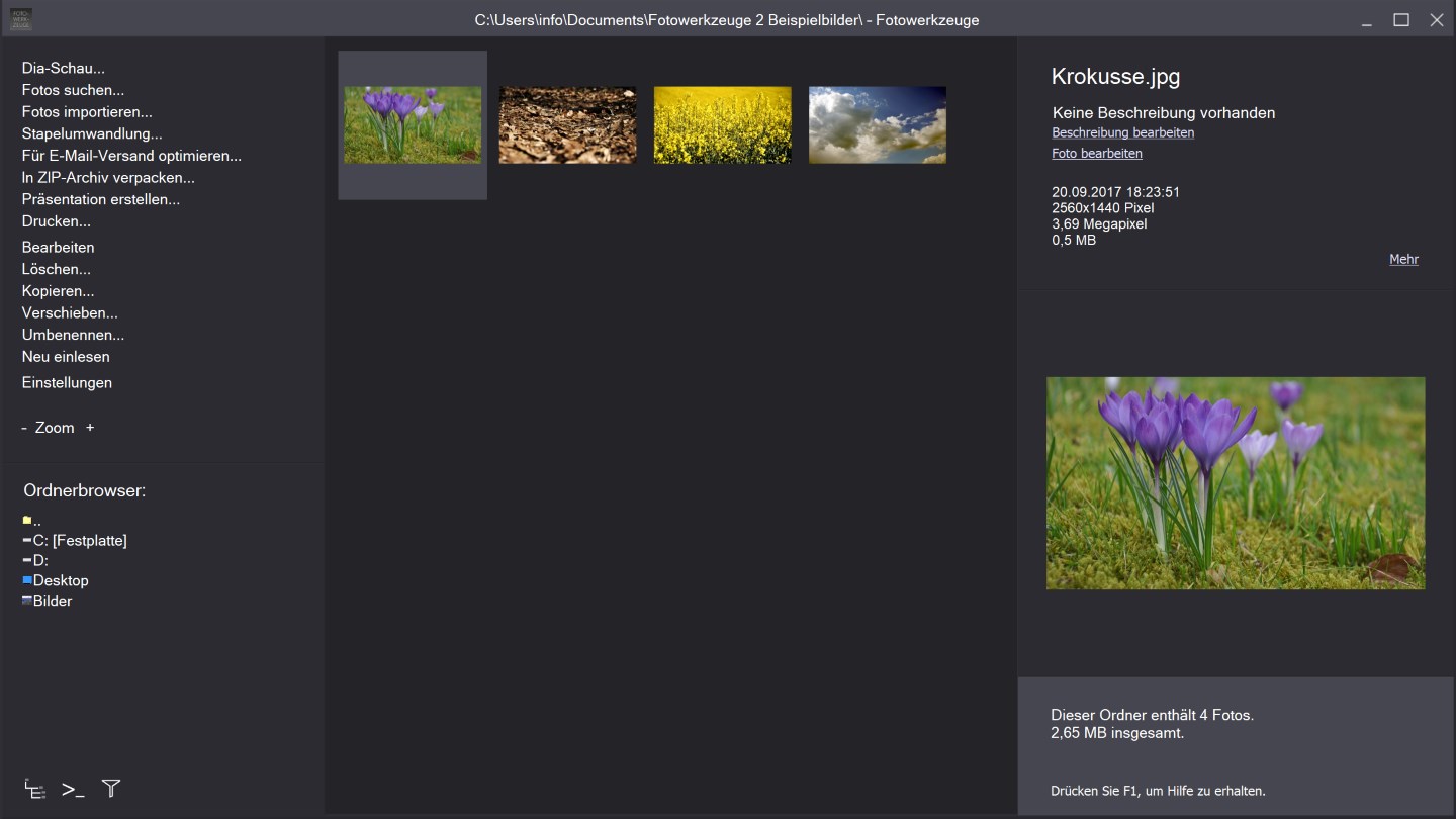 Fotoverwaltung und Bildbearbeitung: Fotowerkzeuge 2 Fotoverwaltung und Bildbearbeitung: Fotowerkzeuge 2