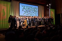 In der Hamburger Laeiszhalle fand die Tagesveranstaltung zum Service-Bund Jubiläum statt. 