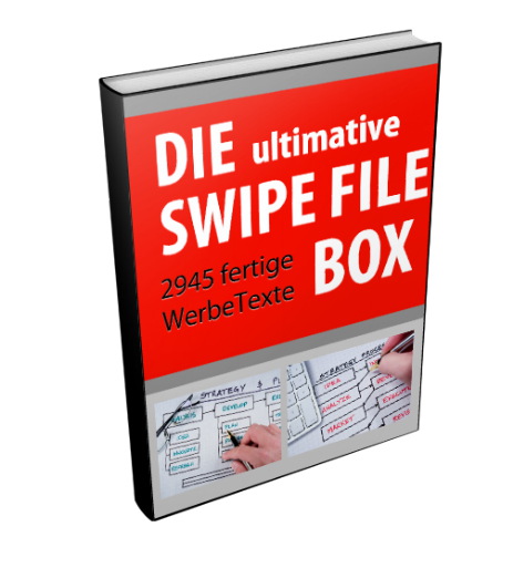 Eine enorme Hilfe für alle, die Texte schreiben: Die Swipe File Box