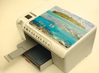 Skin auf Printer - leicht wieder ablösbar