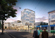 Visualisierung des Neubauprojektes Blauer Bock - Copyright SWM Magdeburg 