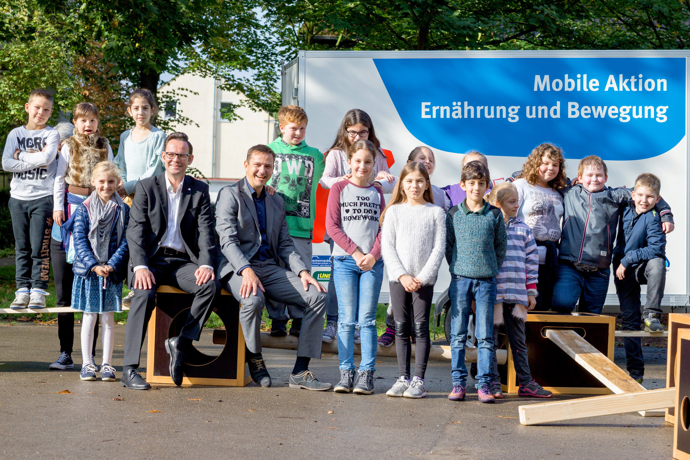 Start des Projektes"Mobile Aktion Ernährung und Bewegung" in Dortmund