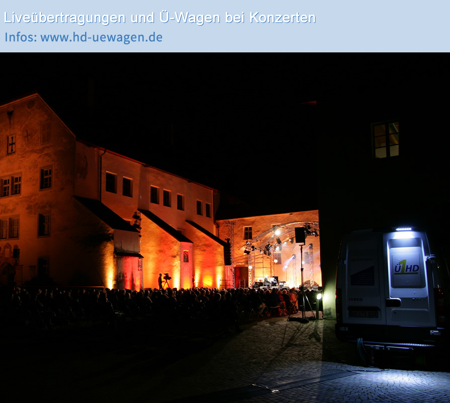 Liveproduktion und Konzertaufzeichnungen: SIMON MEDIA mit demÜ1HDÜ-Wagen in Aktion Liveproduktion und Konzertaufzeichnungen: SIMON MEDIA mit demÜ1HDÜ-Wagen in Aktion