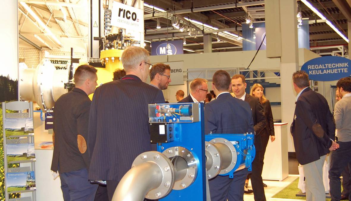 RICO zeigt sich mit dem Verlauf der Powtech sehr zufrieden RICO zeigt sich mit dem Verlauf der Powtech sehr zufrieden
