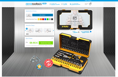 Die individuell bedruckte Werkzeugbox - das ideale Geschenk. Die individuell bedruckte Werkzeugbox - das ideale Geschenk.