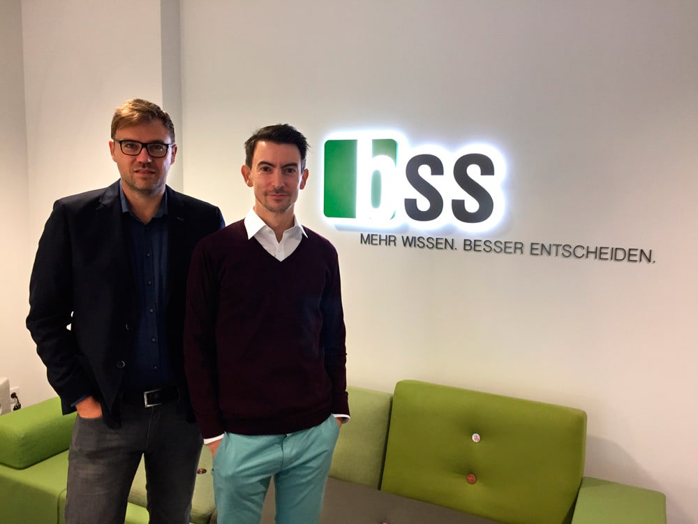 Links: Thomas Herbst, ehemaliger Geschäftsführer. Rechts: Christian Wittrich, neuer Geschäftsführer.