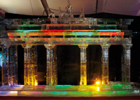 Unter dem Motto „Ice Art“ veranstalten chinesische Künstler in Berlin ein glitzerndes Eiskunstfestiv