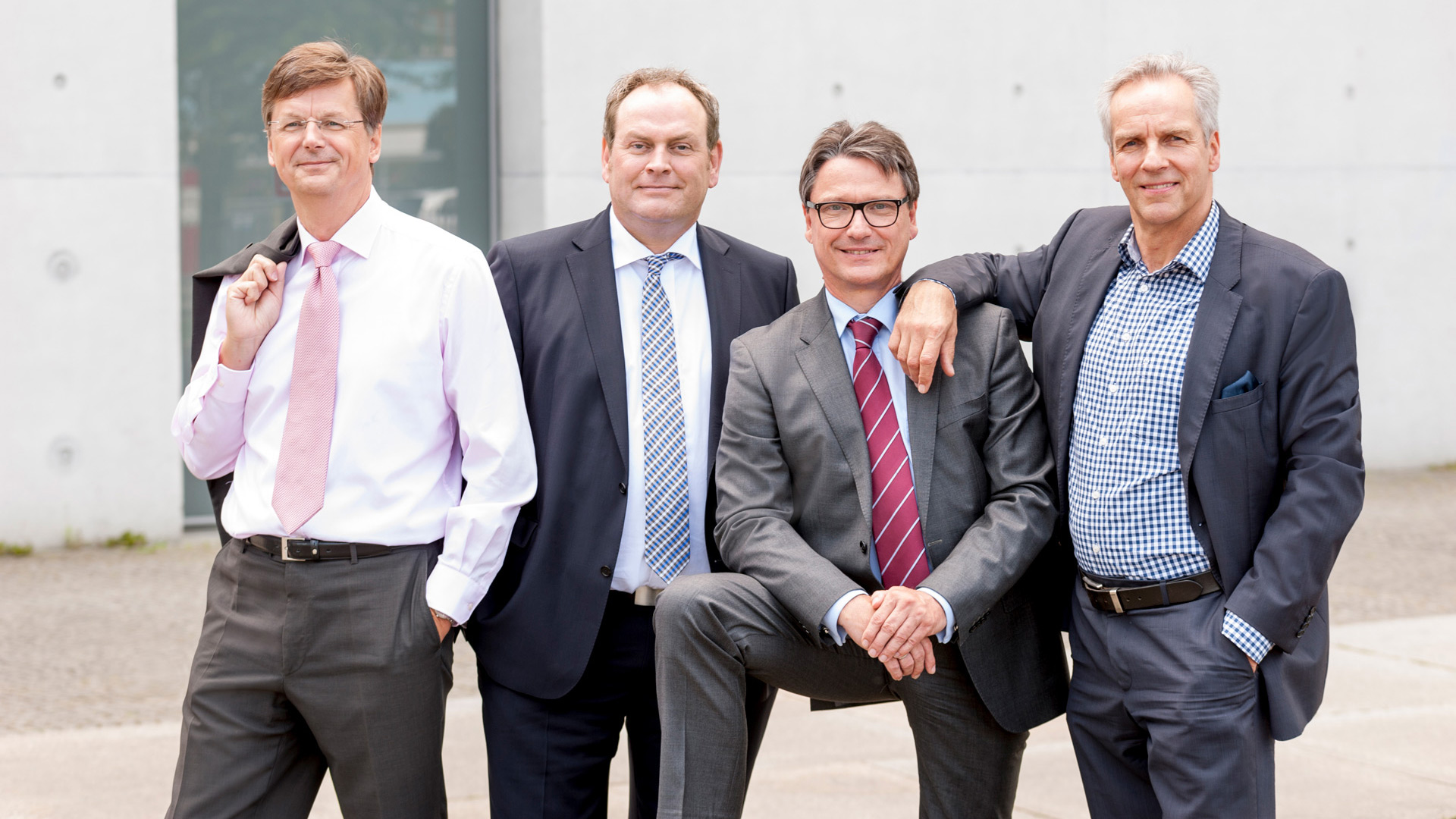 Andreas Ostermai, Christof Schirm, Reto Ledermann und Robert Wenner (v.l.)