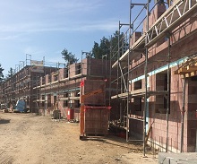 Nach der Rohbaufertigstellung wurden auch hier die Schallschutzmessungen durchgeführt. Nach der Rohbaufertigstellung wurden auch hier die Schallschutzmessungen durchgeführt.