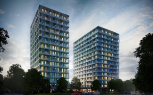 The Grounds Real Estate AG - Blue Towers in Frankfurt Niederrad The Grounds Real Estate AG - Blue Towers in Frankfurt Niederrad