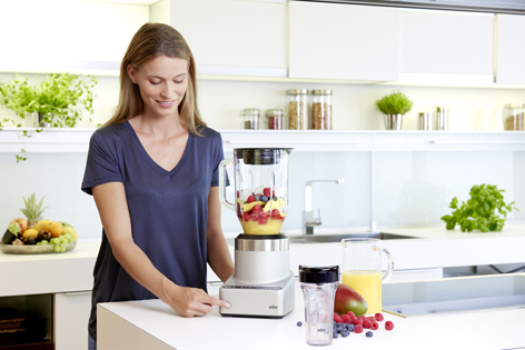 (FOTO: Braun) Der neue Standmixer PowerBlend 7 von Braun