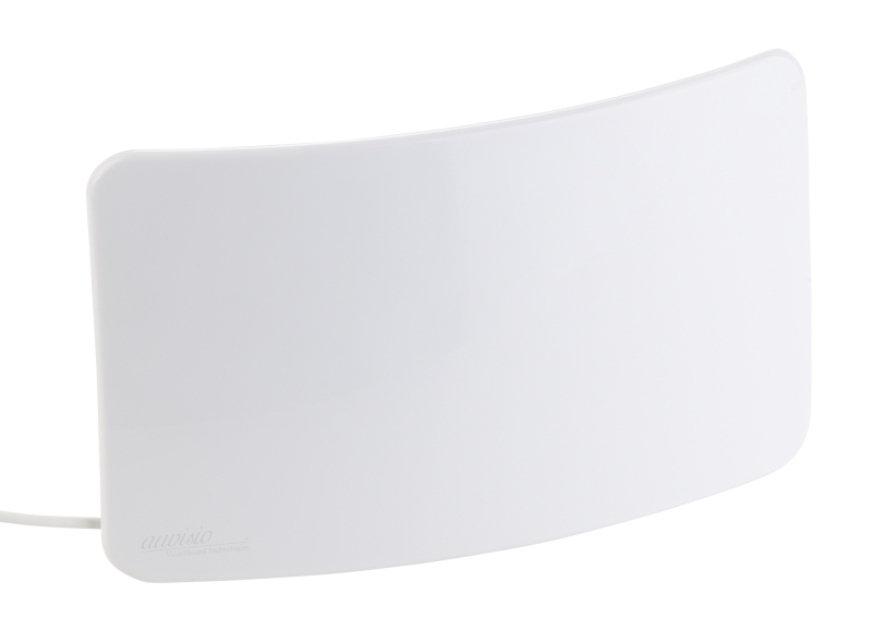 auvisio Aktive Curved-Zimmerantenne für DVB-T/T2, +40 dB, LTE-Filter, www.pearl.de