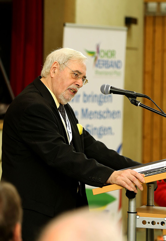 Karl Wolff, Präsident vom Chorverband Rheinland-Pfalz (Bildquelle: Volker Bewersdorff) Karl Wolff, Präsident vom Chorverband Rheinland-Pfalz (Bildquelle: Volker Bewersdorff)