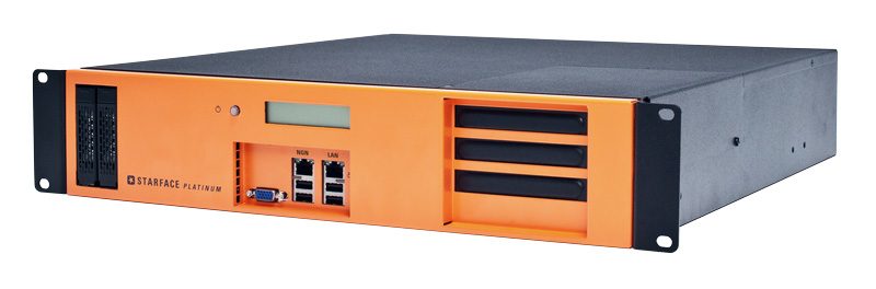 STARFACE Platinum für High-End-Umgebungen: bis zu 3.000 Nebenstellen und 360 ISDN-Kanäle