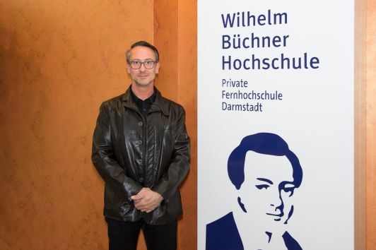 Stefan Hebling erhält den Karl-Goldschmidt-Preis 2017. Quelle:Wilhelm Büchner Hochschule